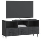 Mobile TV Nero 102 x 34,5 x 50 cm Legno ingegnerizzato