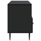 Mobile TV Nero 102 x 34,5 x 50 cm Legno ingegnerizzato