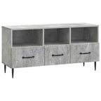 Mobile TV con cassetto Grigio Cemento 102 x 34,5 x 50 cm