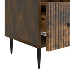 Mobile TV Rovere Fumo 102 x 34,5 x 50 cm Legno ingegnerizzato