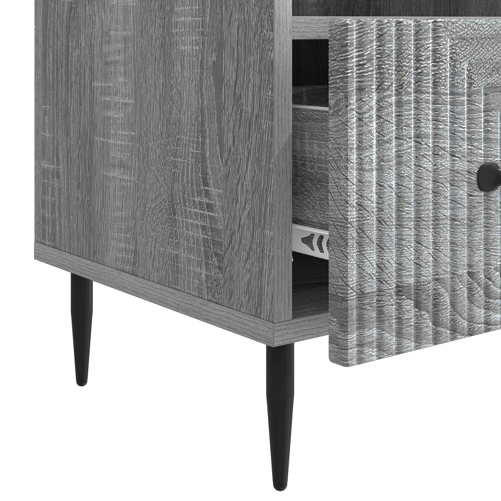 Mobile TV Grigio Sonoma 102 x 34,5 x 50 cm Legno ingegnerizzato