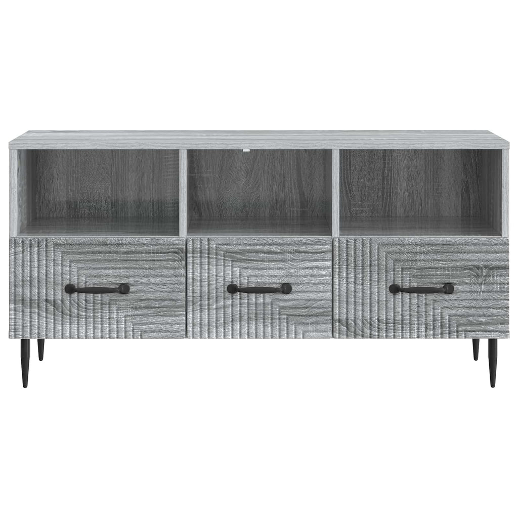 Mobile TV Grigio Sonoma 102 x 34,5 x 50 cm Legno ingegnerizzato