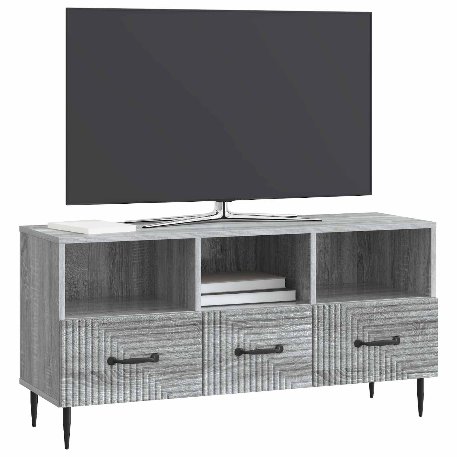 Mobile TV Grigio Sonoma 102 x 34,5 x 50 cm Legno ingegnerizzato