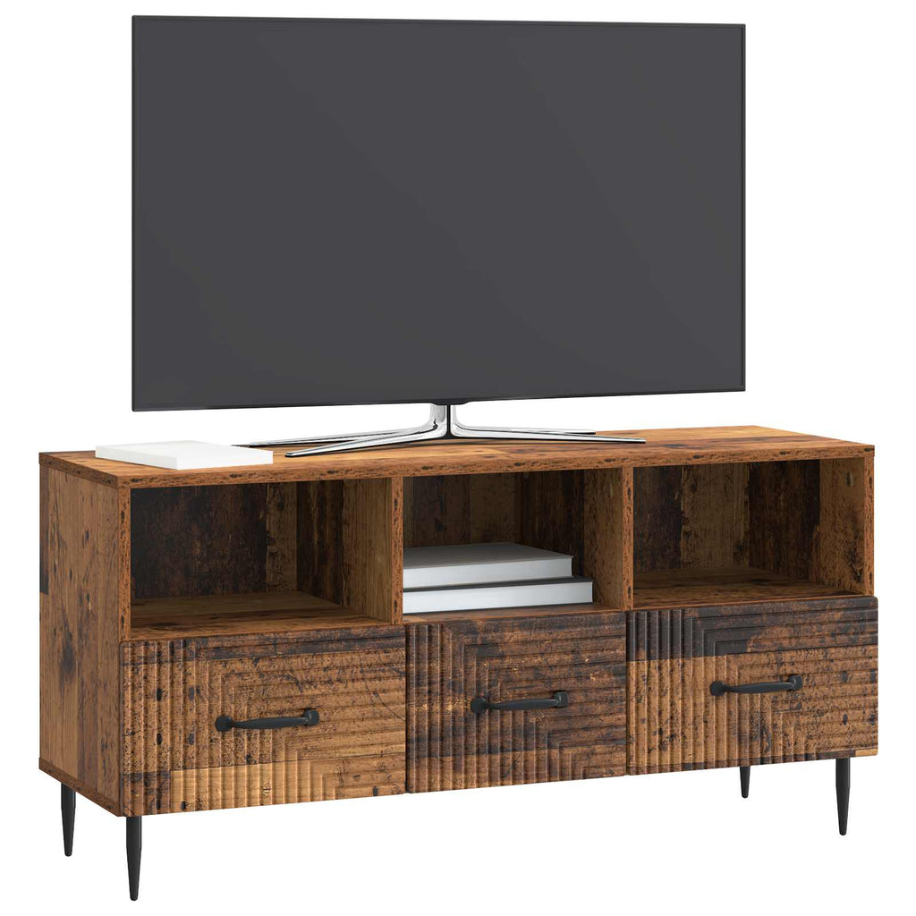 Mobile TV Legno antico 102 x 34,5 x 50 cm Legno ingegnerizzato