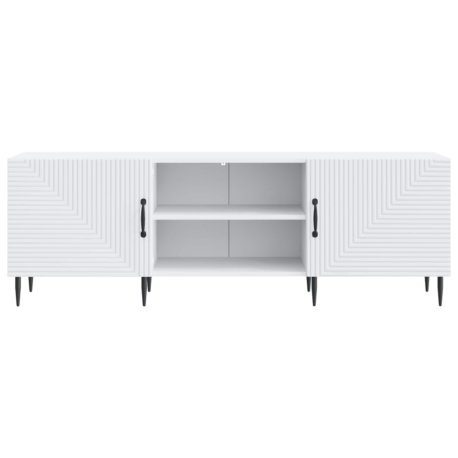 Mobile TV Bianco 150 x 31 x 50 cm Legno ingegnerizzato