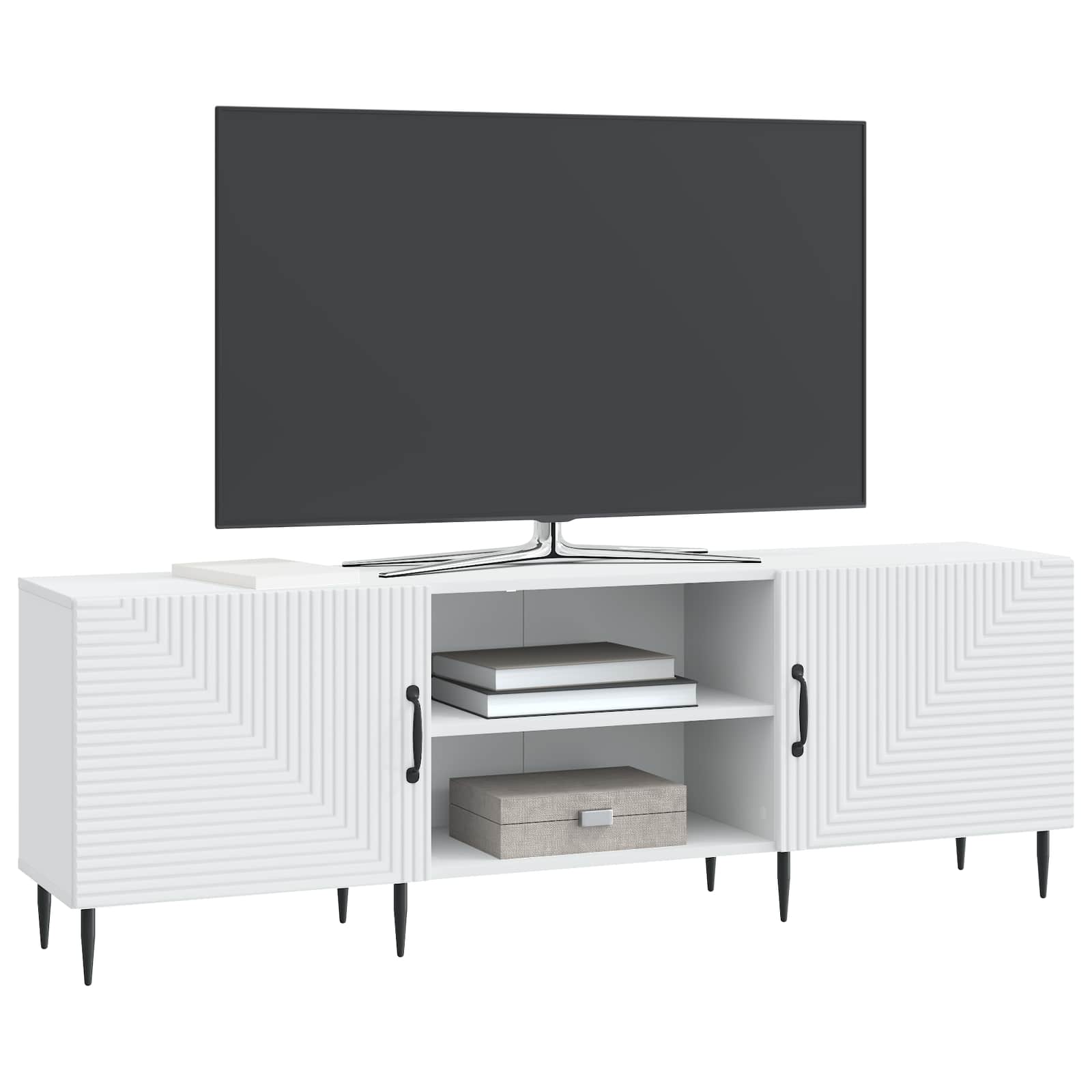 Mobile TV Bianco 150 x 31 x 50 cm Legno ingegnerizzato