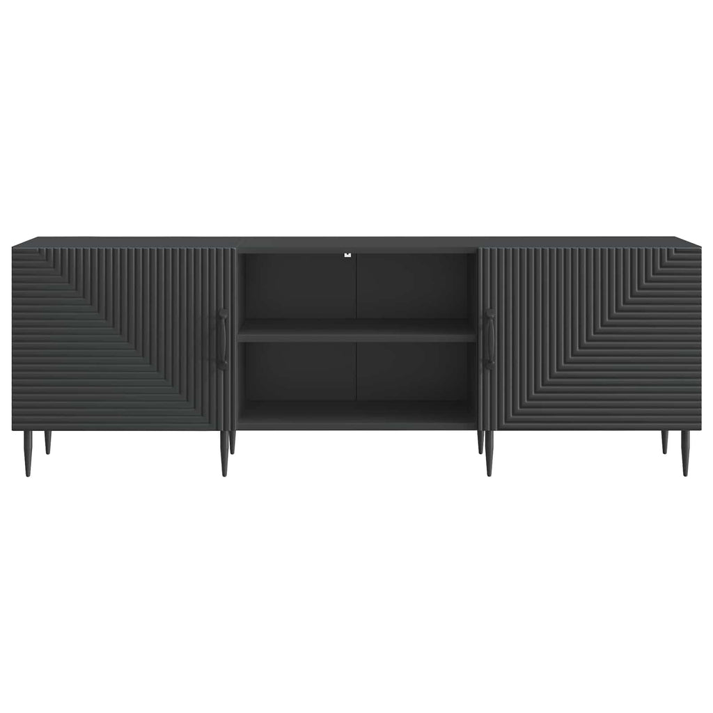 Mobile TV Nero 150 x 31 x 50 cm Legno ingegnerizzato