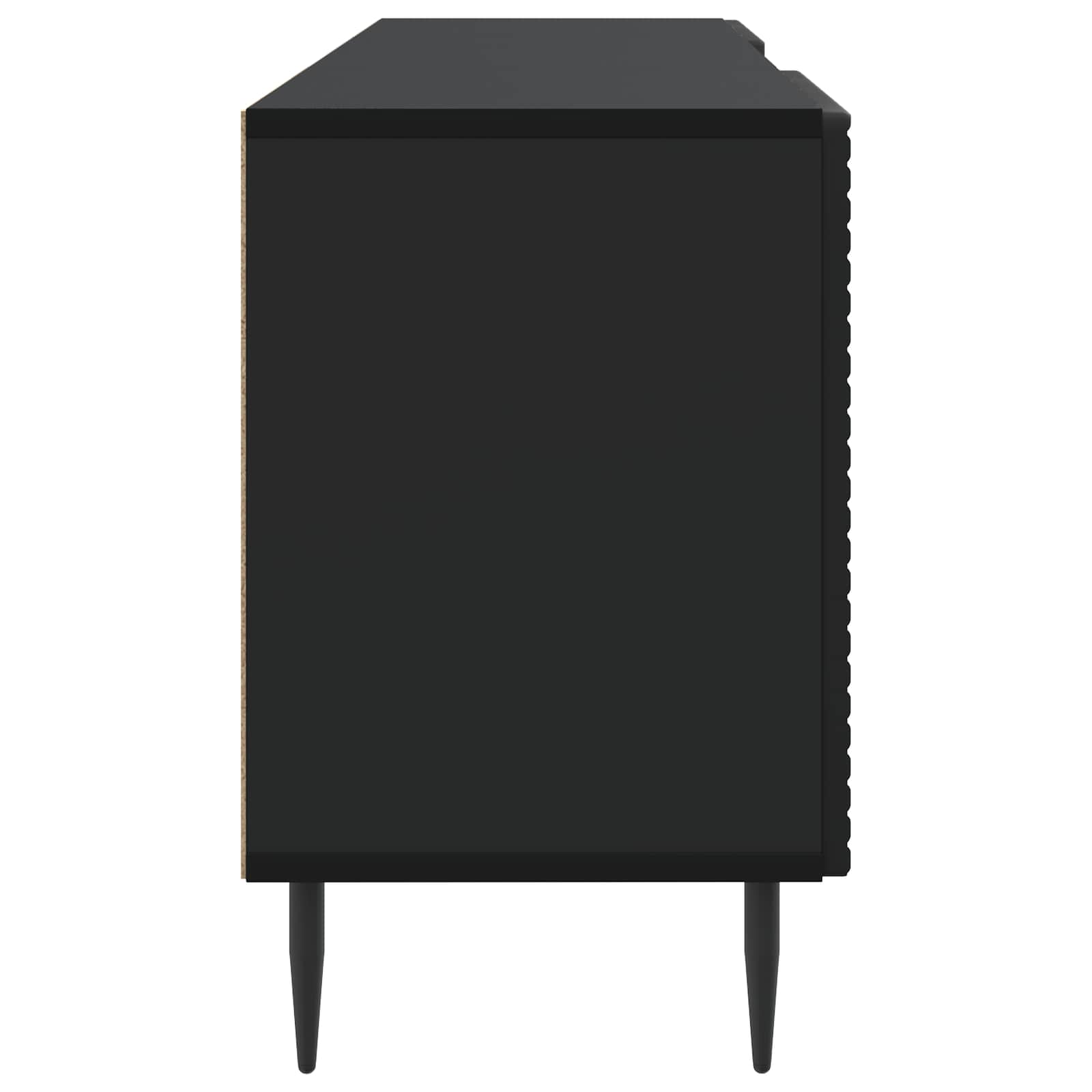 Mobile TV Nero 150 x 31 x 50 cm Legno ingegnerizzato
