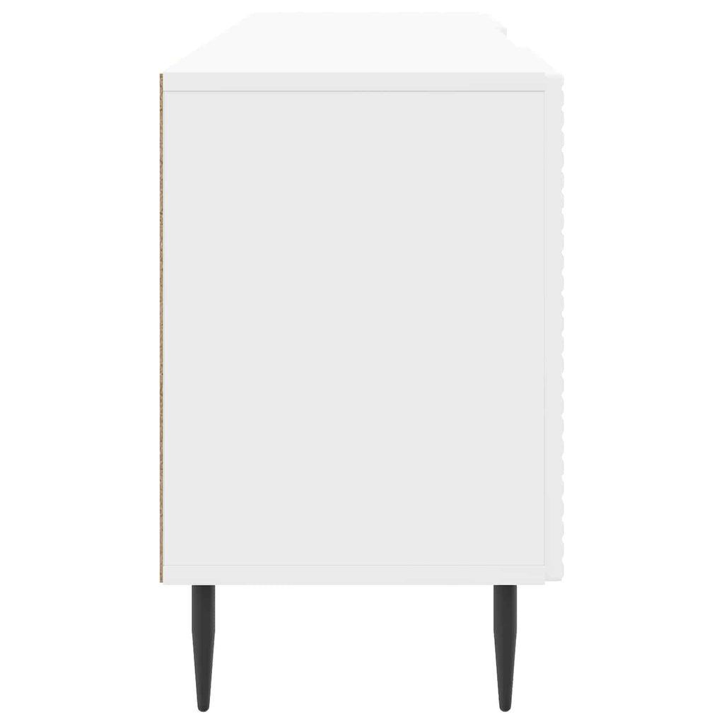 Mobile TV Bianco Lucido 150 x 31 x 50 cm Legno ingegnerizzato