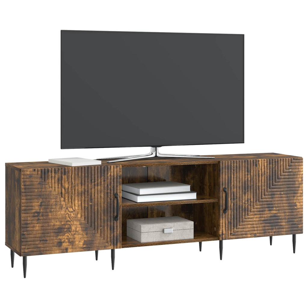 Mobile TV Rovere Fumo 150 x 31 x 50 cm Legno ingegnerizzato