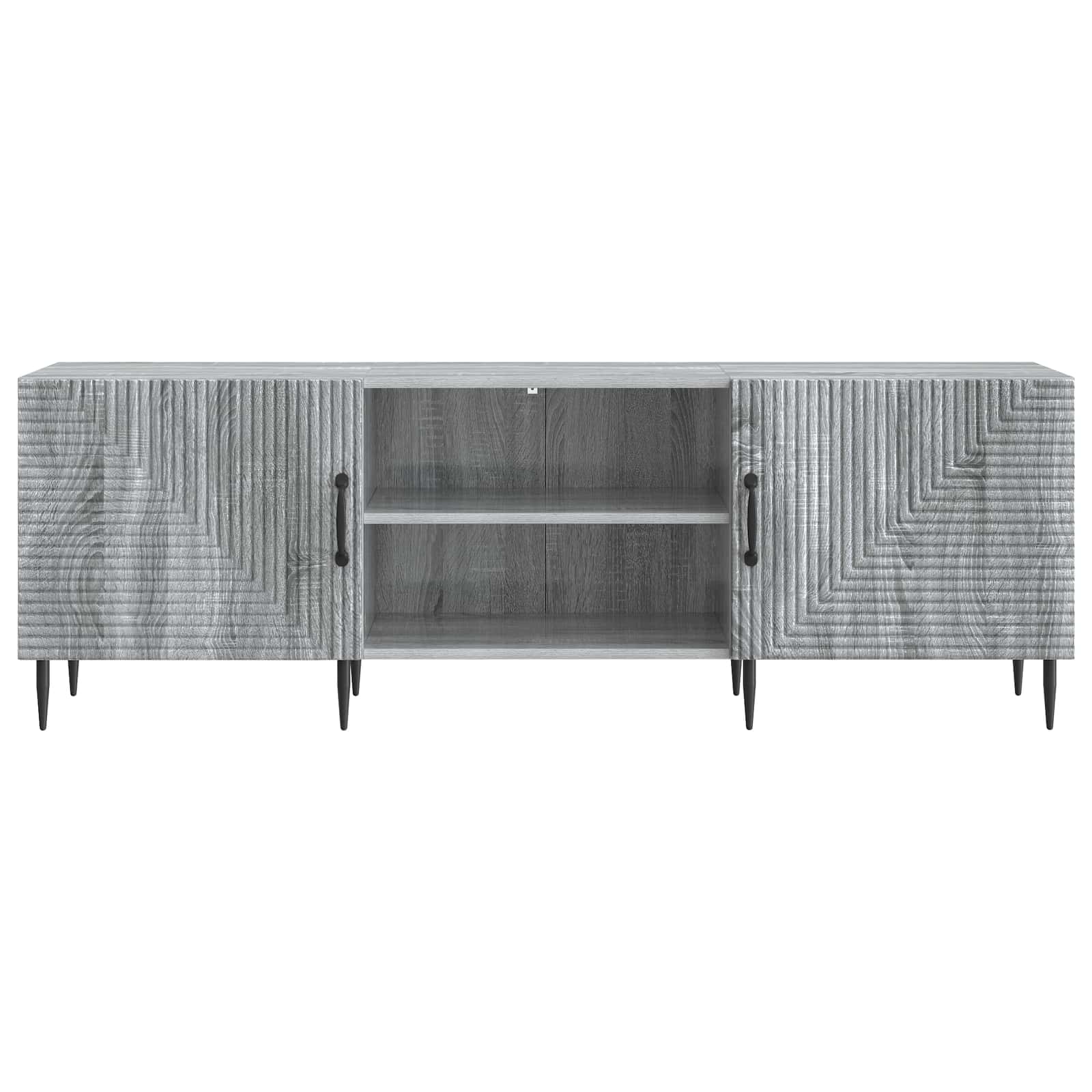 Mobile TV Grigio Sonoma 150 x 31 x 50 cm Legno ingegnerizzato
