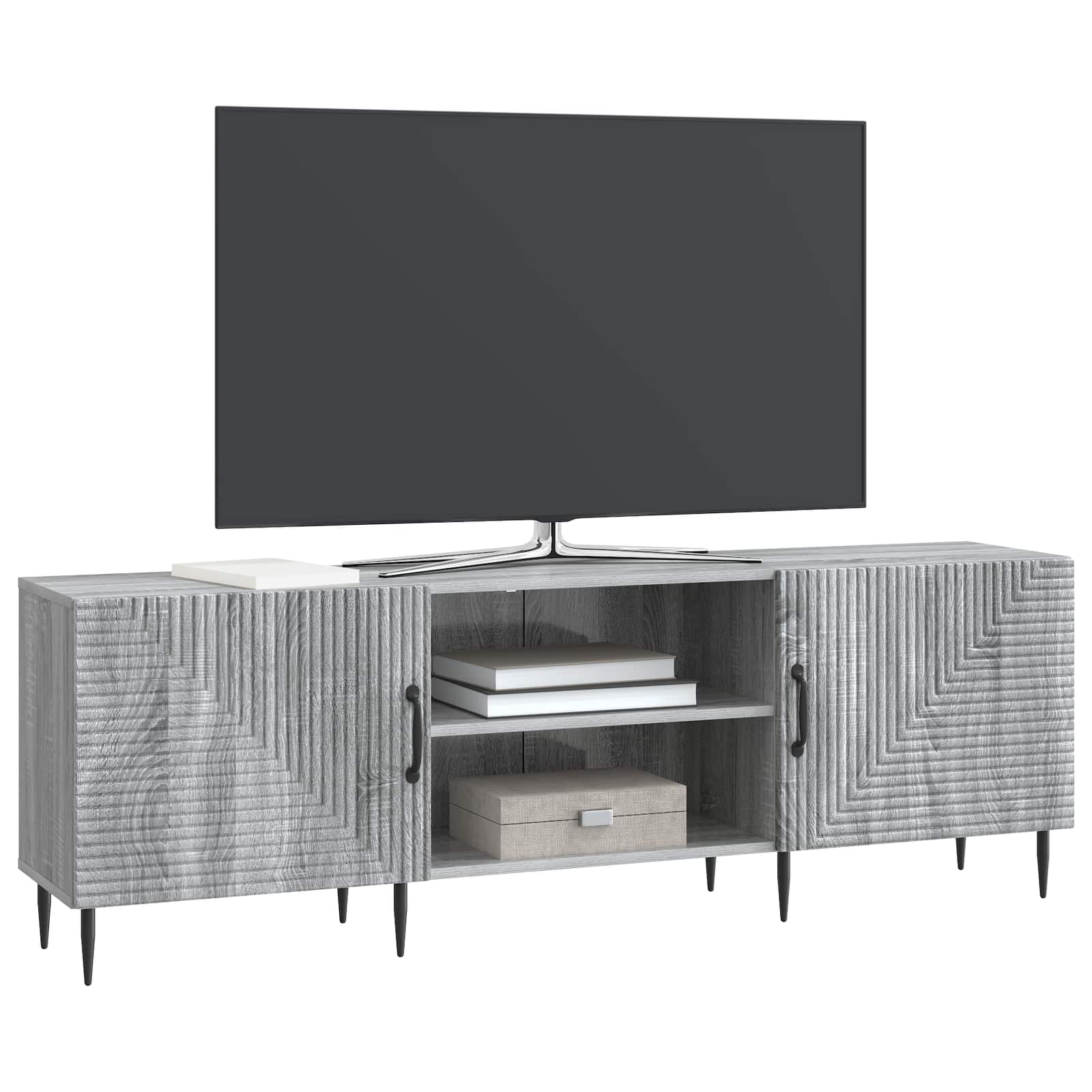 Mobile TV Grigio Sonoma 150 x 31 x 50 cm Legno ingegnerizzato