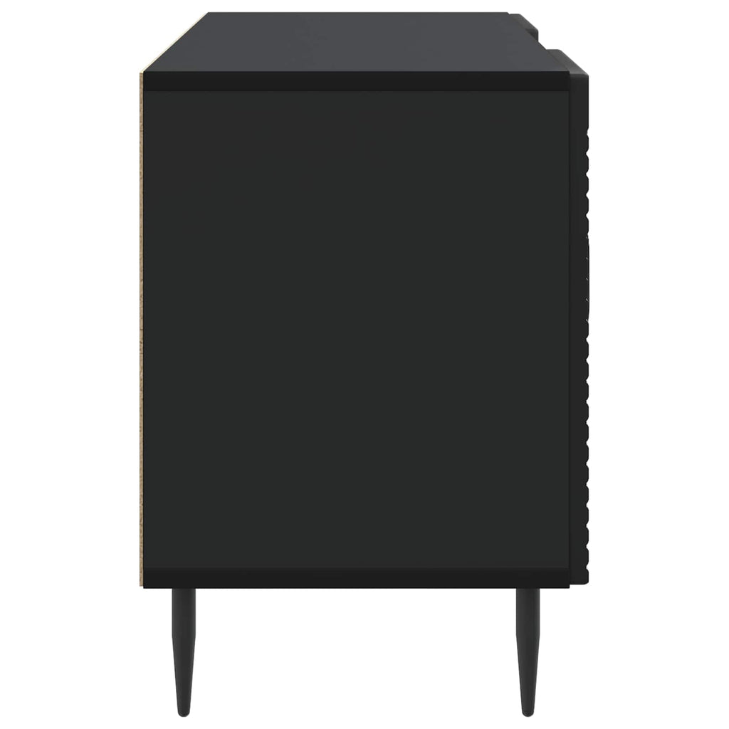 Mobile TV Nero 102 x 34,5 x 50 cm Legno ingegnerizzato