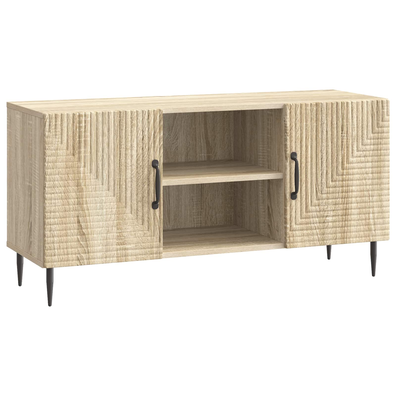 Mobile TV Rovere Sonoma 102 x 34,5 x 50 cm Legno ingegnerizzato