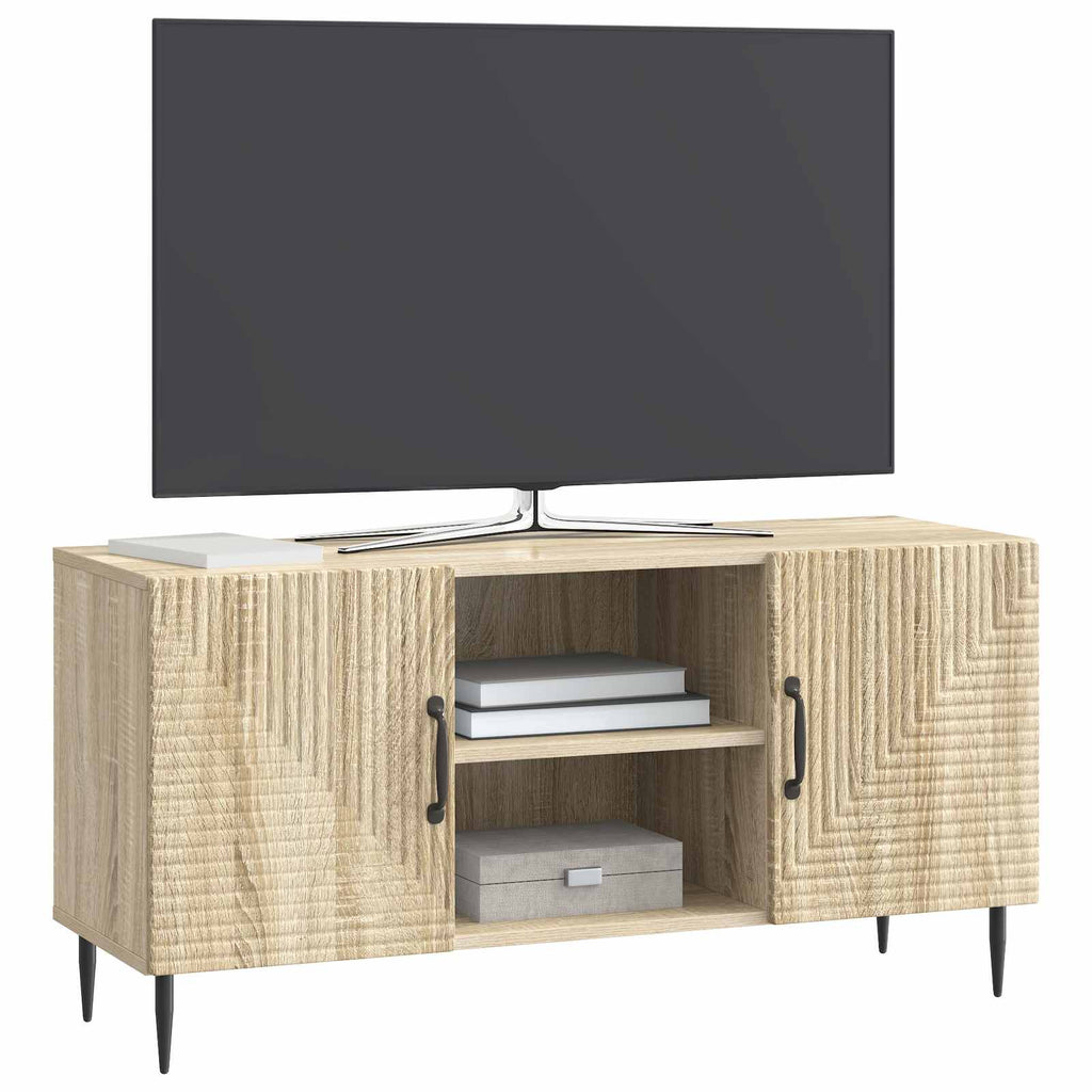 Mobile TV Rovere Sonoma 102 x 34,5 x 50 cm Legno ingegnerizzato