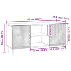 Mobile TV Rovere Sonoma 102 x 34,5 x 50 cm Legno ingegnerizzato