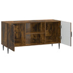 Mobile TV Rovere Fumo 102 x 34,5 x 50 cm Legno ingegnerizzato