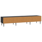 Mobile TV Nero 147 x 34,5 x 30 cm Legno ingegnerizzato