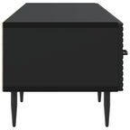 Mobile TV Nero 147 x 34,5 x 30 cm Legno ingegnerizzato