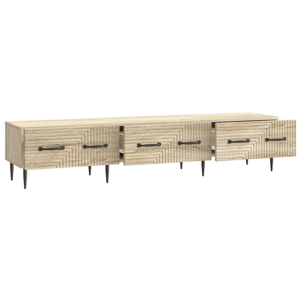 Mobile TV Rovere Sonoma 147 x 34,5 x 30 cm Legno ingegnerizzato