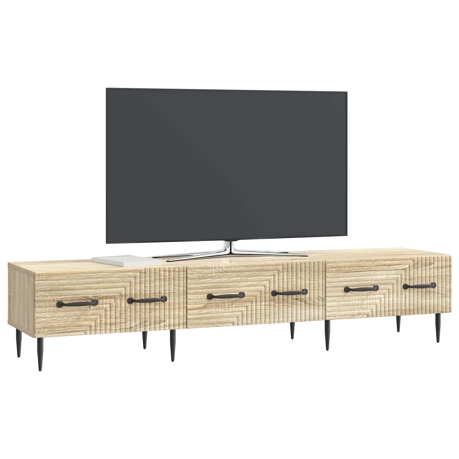 Mobile TV Rovere Sonoma 147 x 34,5 x 30 cm Legno ingegnerizzato