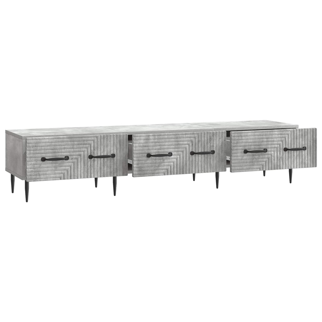 Mobile TV con cassetto Grigio Cemento 147 x 34,5 x 30 cm