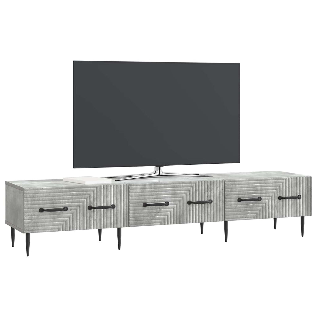 Mobile TV con cassetto Grigio Cemento 147 x 34,5 x 30 cm