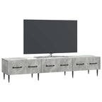 Mobile TV con cassetto Grigio Cemento 147 x 34,5 x 30 cm