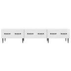 Mobile TV Bianco Lucido 147 x 34,5 x 30 cm Legno ingegnerizzato