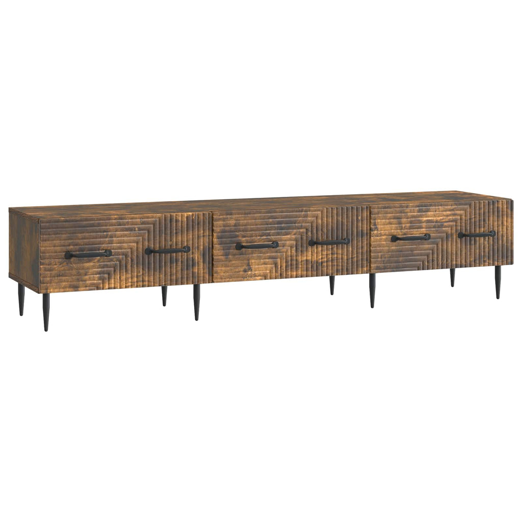 Mobile TV Rovere Fumo 147 x 34,5 x 30 cm Legno ingegnerizzato
