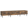 Mobile TV Rovere Fumo 147 x 34,5 x 30 cm Legno ingegnerizzato