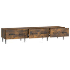Mobile TV Rovere Fumo 147 x 34,5 x 30 cm Legno ingegnerizzato