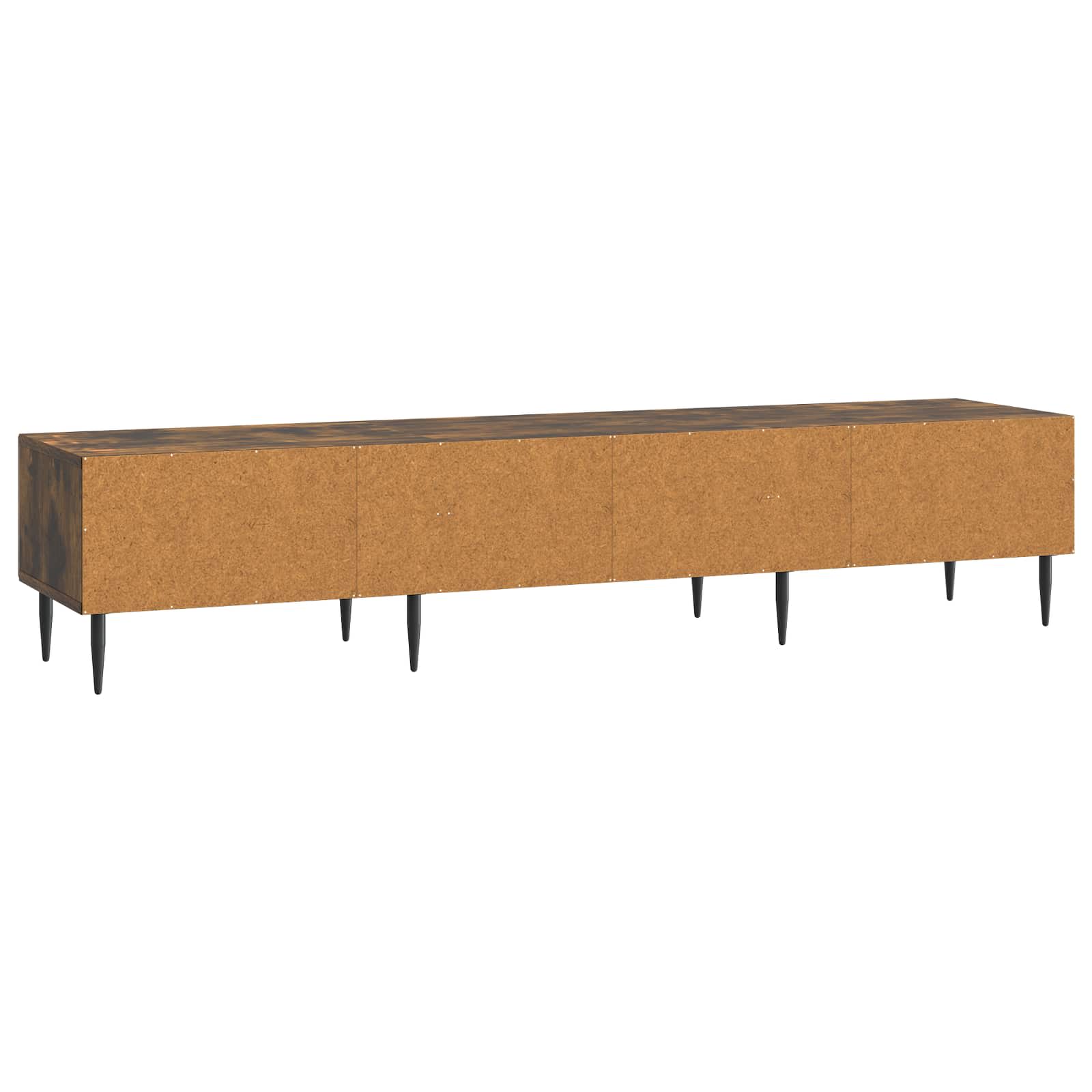 Mobile TV Rovere Fumo 147 x 34,5 x 30 cm Legno ingegnerizzato