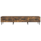 Mobile TV Rovere Fumo 147 x 34,5 x 30 cm Legno ingegnerizzato