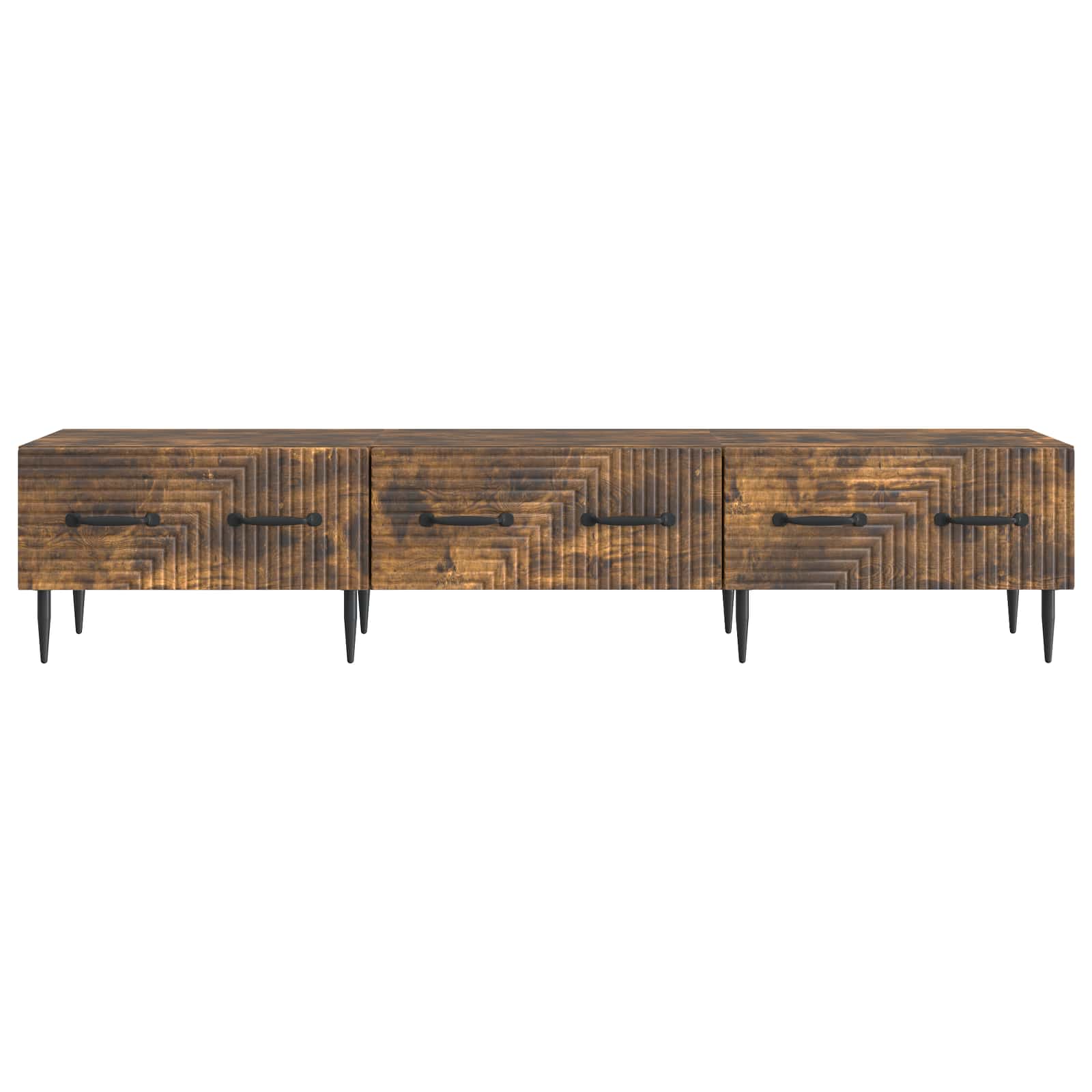 Mobile TV Rovere Fumo 147 x 34,5 x 30 cm Legno ingegnerizzato