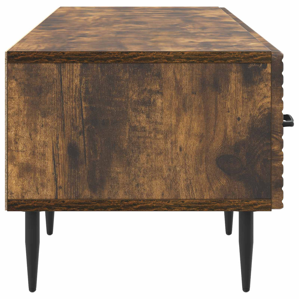 Mobile TV Rovere Fumo 147 x 34,5 x 30 cm Legno ingegnerizzato