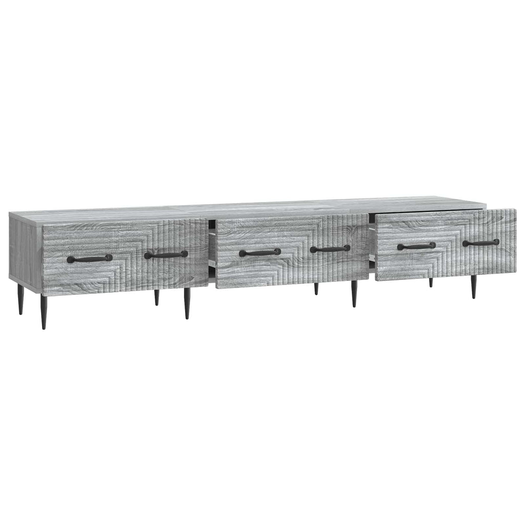 Mobile TV Grigio Sonoma 147 x 34,5 x 30 cm Legno ingegnerizzato