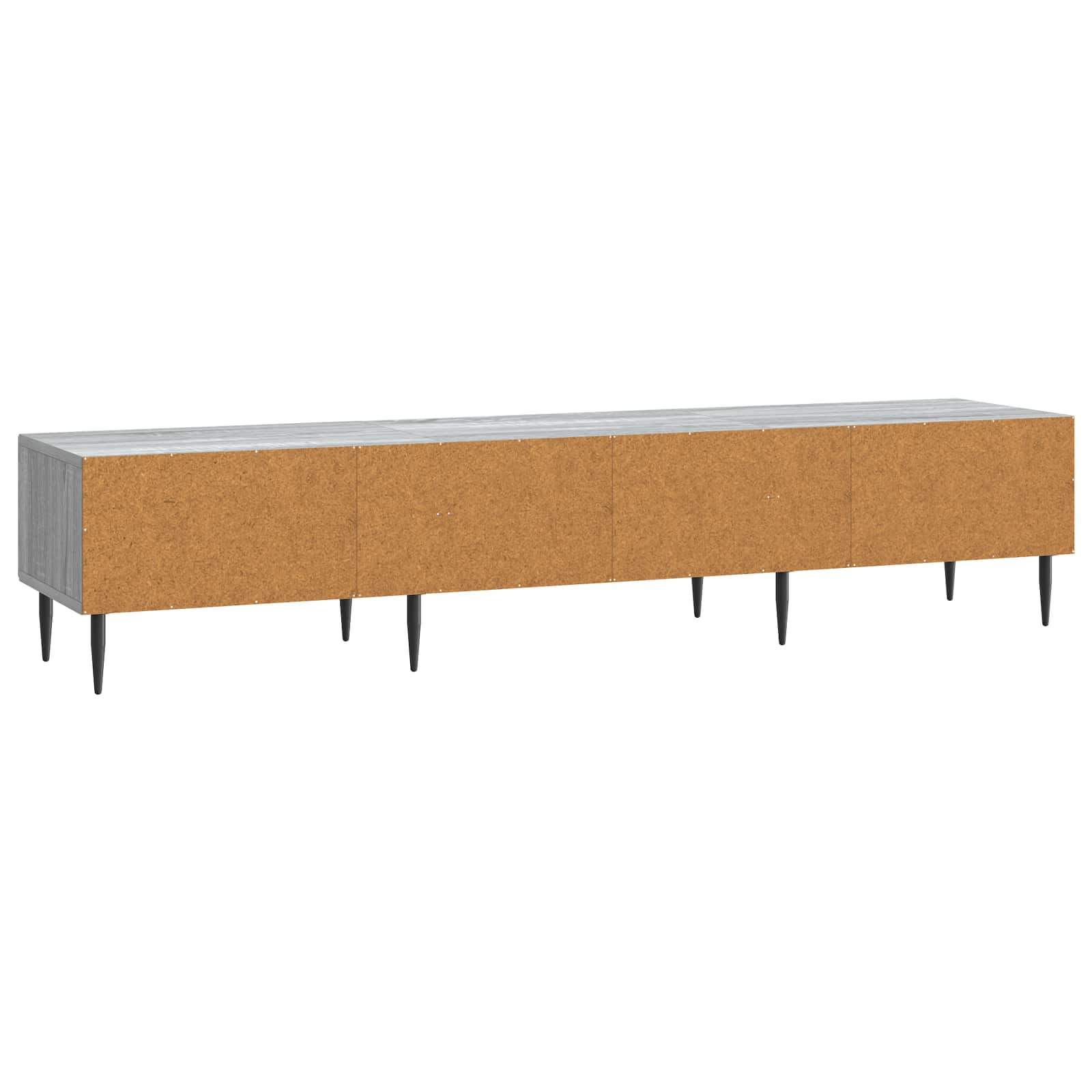 Mobile TV Grigio Sonoma 147 x 34,5 x 30 cm Legno ingegnerizzato