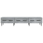 Mobile TV Grigio Sonoma 147 x 34,5 x 30 cm Legno ingegnerizzato