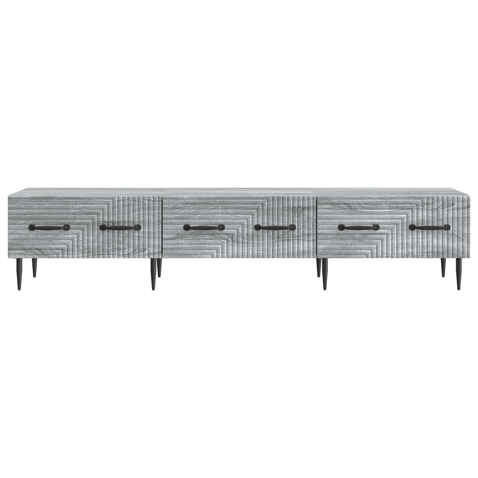 Mobile TV Grigio Sonoma 147 x 34,5 x 30 cm Legno ingegnerizzato
