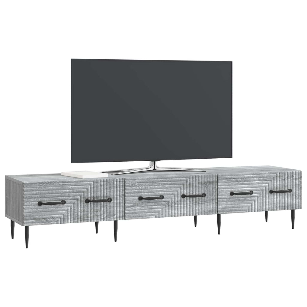 Mobile TV Grigio Sonoma 147 x 34,5 x 30 cm Legno ingegnerizzato