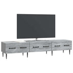 Mobile TV Grigio Sonoma 147 x 34,5 x 30 cm Legno ingegnerizzato