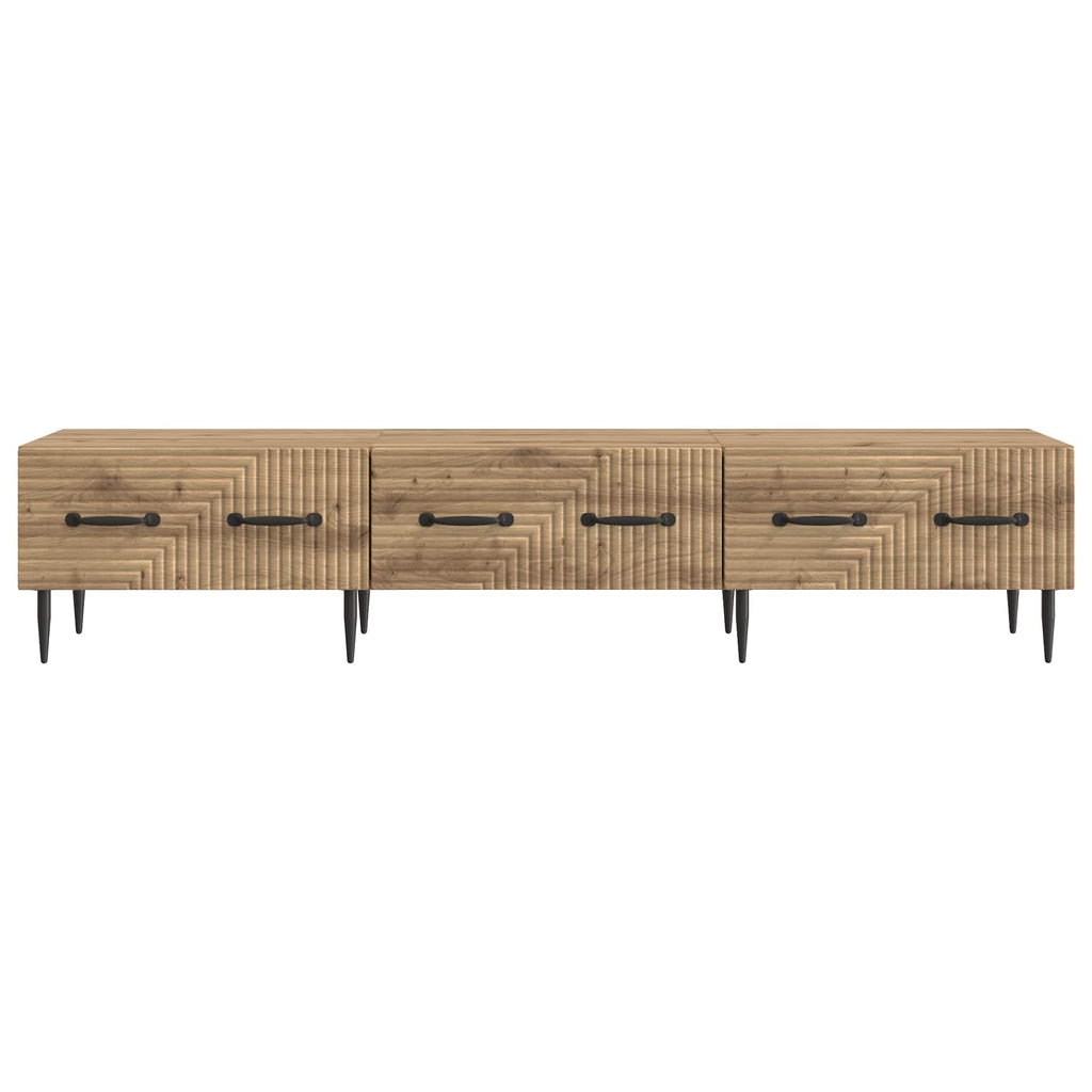 Mobile TV con cassetto Rovere Artigianale 147 x 34,5 x 30 cm