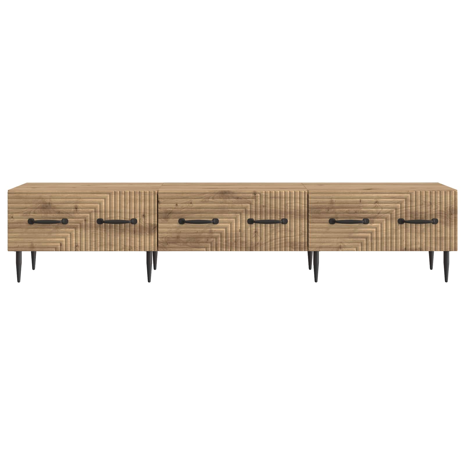 Mobile TV con cassetto Rovere Artigianale 147 x 34,5 x 30 cm