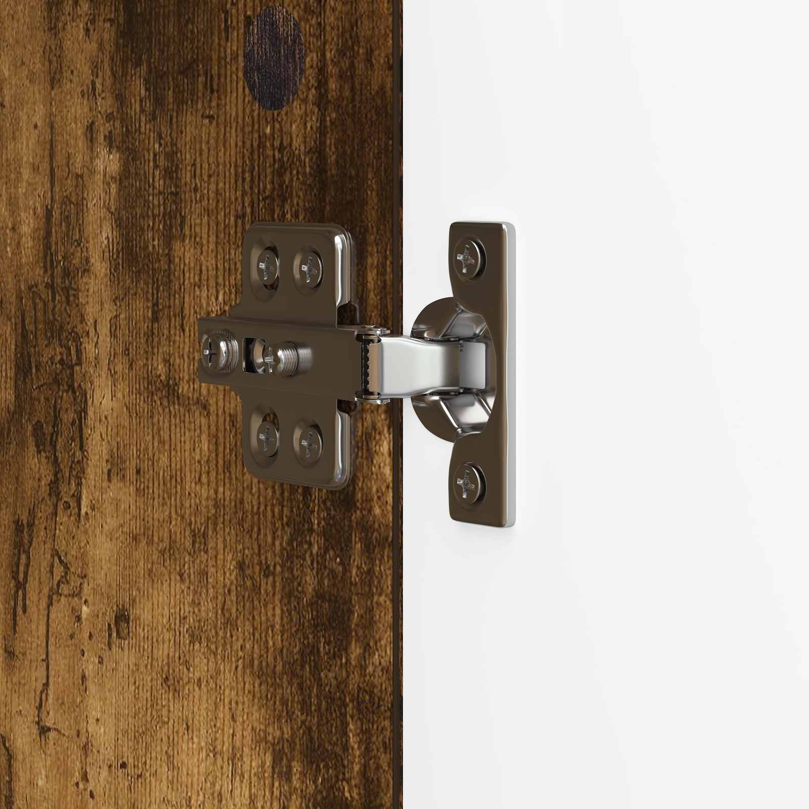 Mobile TV Rovere Fumo 99 x 34,5 x 50 cm Legno ingegnerizzato
