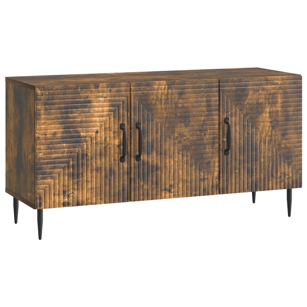 Mobile TV Rovere Fumo 99 x 34,5 x 50 cm Legno ingegnerizzato
