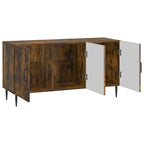 Mobile TV Rovere Fumo 99 x 34,5 x 50 cm Legno ingegnerizzato