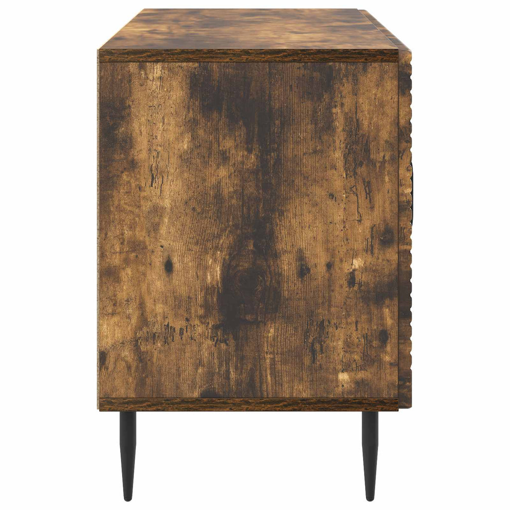 Mobile TV Rovere Fumo 99 x 34,5 x 50 cm Legno ingegnerizzato