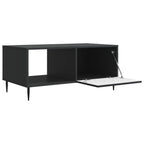 Tavolino da salotto Nero 90 x 50 x 40 cm Legno ingegnerizzato