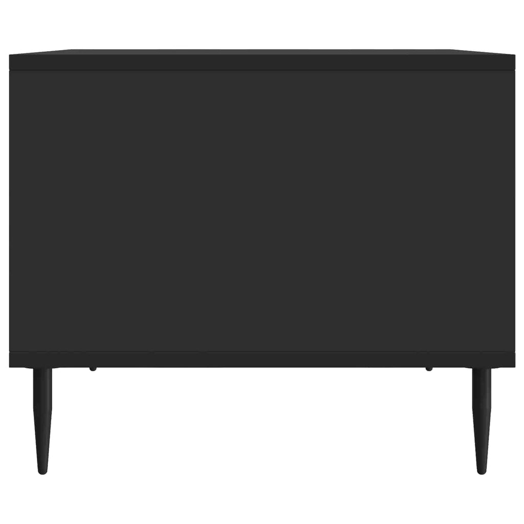 Tavolino da salotto Nero 90 x 50 x 40 cm Legno ingegnerizzato